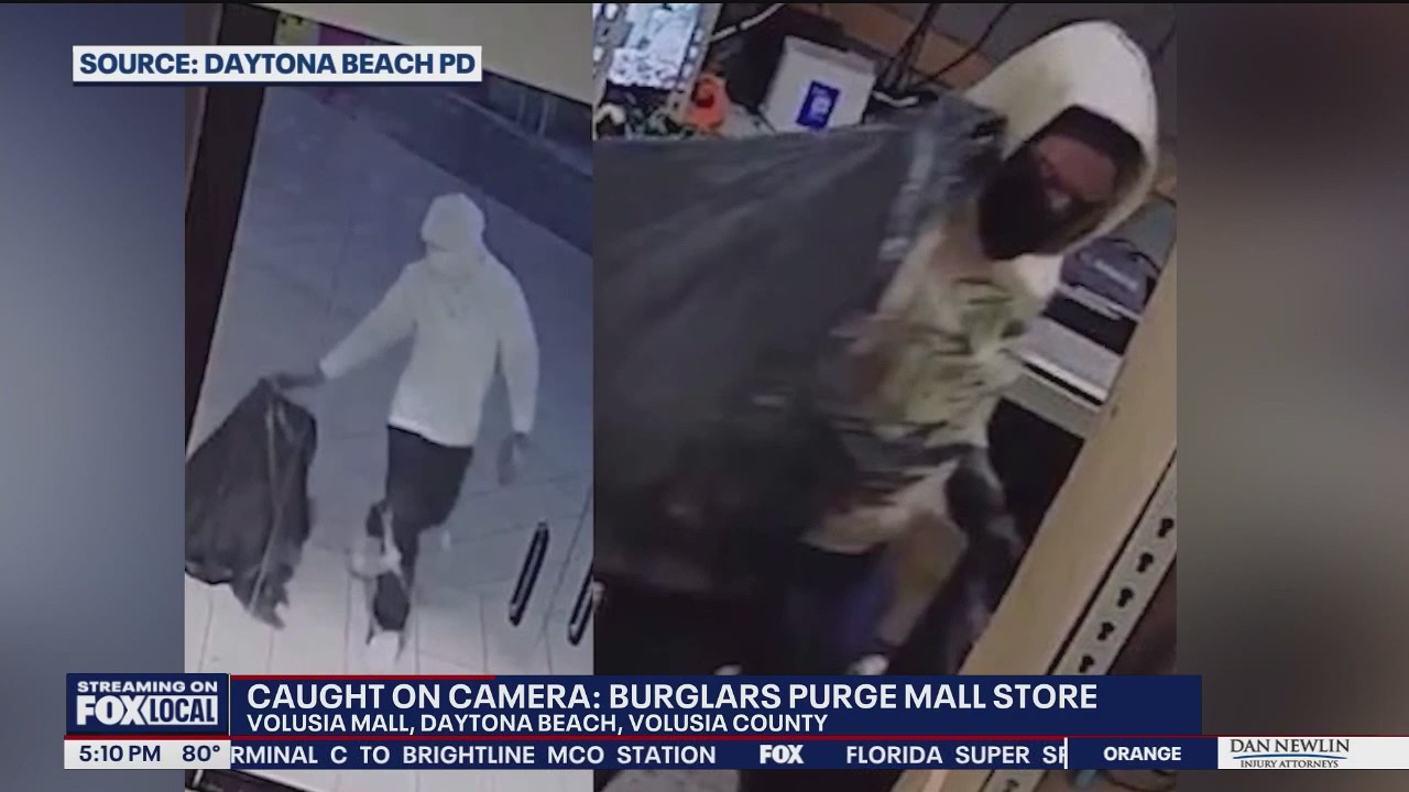 Masked men ransack Volusia Mall store, steal thousands in clothing