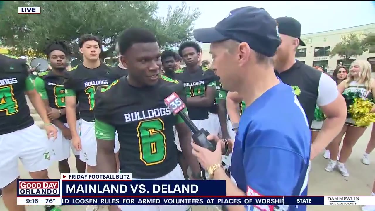 Friday Football Blitz: DeLand vs. Mainland