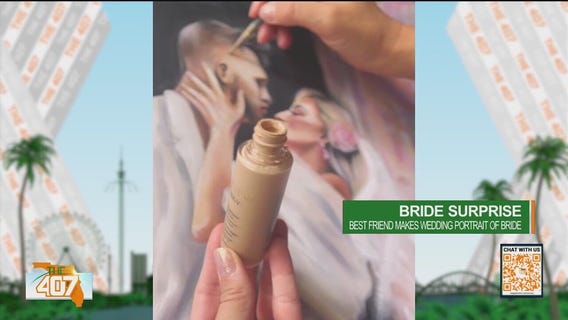 Bride-to-be left speechless over makeup on wedding portrait