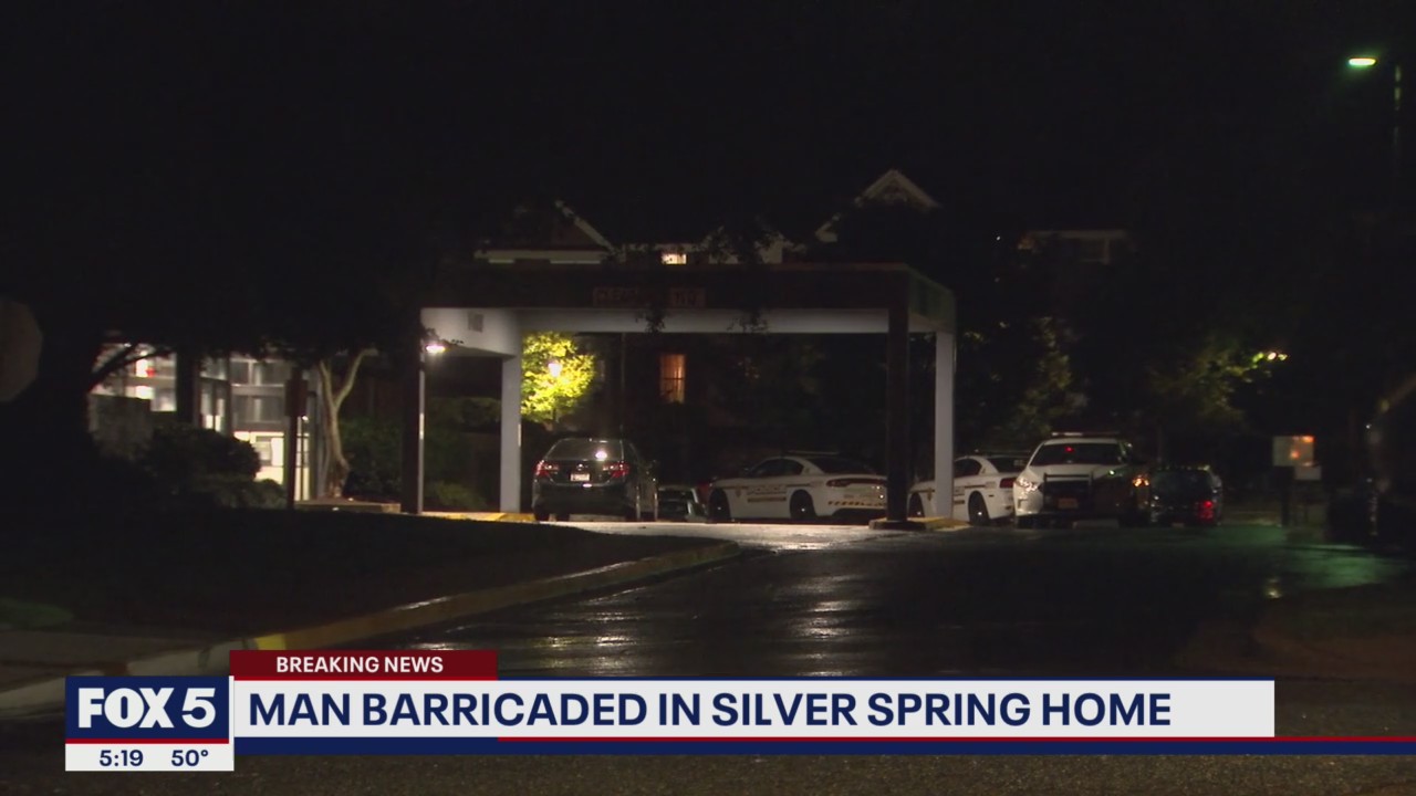 Man barricaded inside Silver Spring home; police close some roads in ...