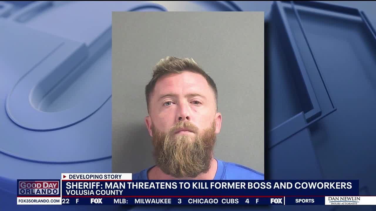 Man arrested in Volusia after threat to kill boss, coworkers | FOX 51 ...