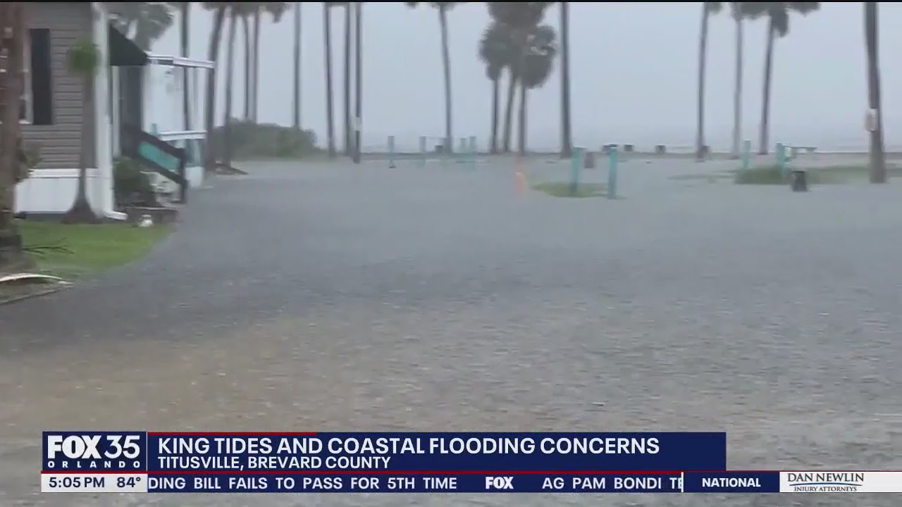 Coastal flooding, king tides to Central Florida