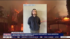 Reaction from community where fire suspect was arrested