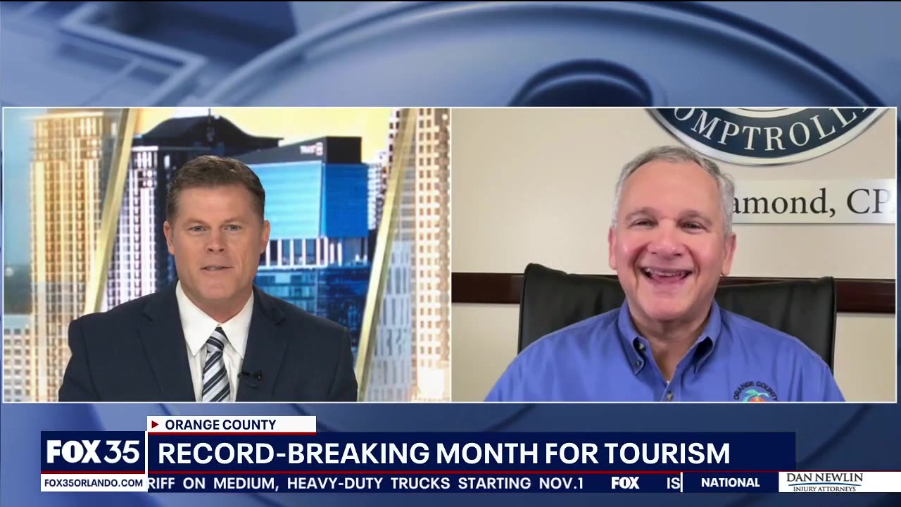 Record-breaking month for tourism in Orange County | FOX 35 Orlando