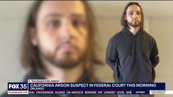 California arson suspect in federal court Thursday morning