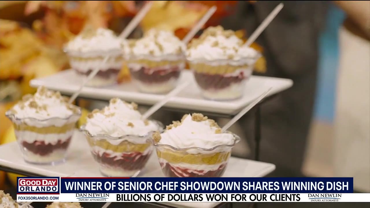 Winner of Senior Chef Showdown shares winning dish