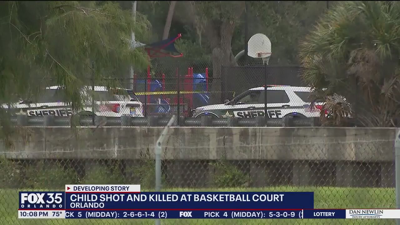 Child shot to death on basketball court behind Orange County YMCA