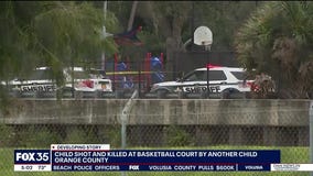 Child shot and killed at basketball court by another child