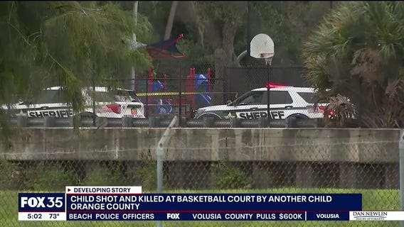 Child shot and killed at basketball court by another child
