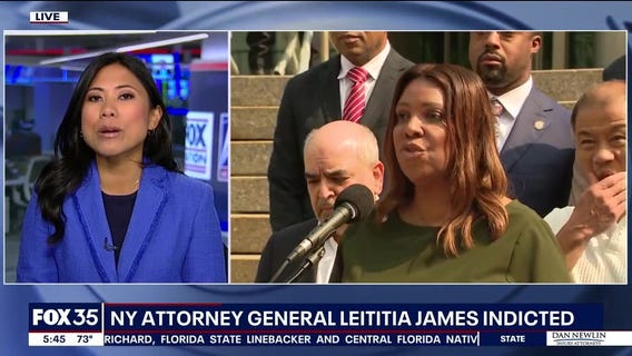 NY AG Letitia James indicted on fraud charge