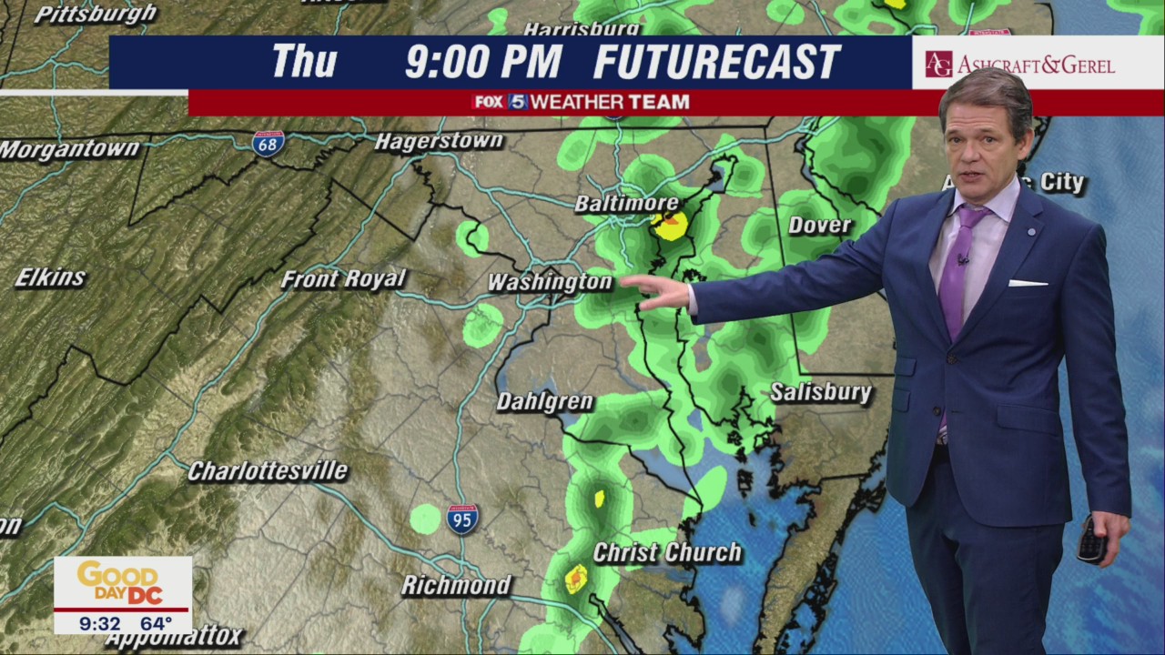 FOX 5 Weather forecast for Thursday, October 13