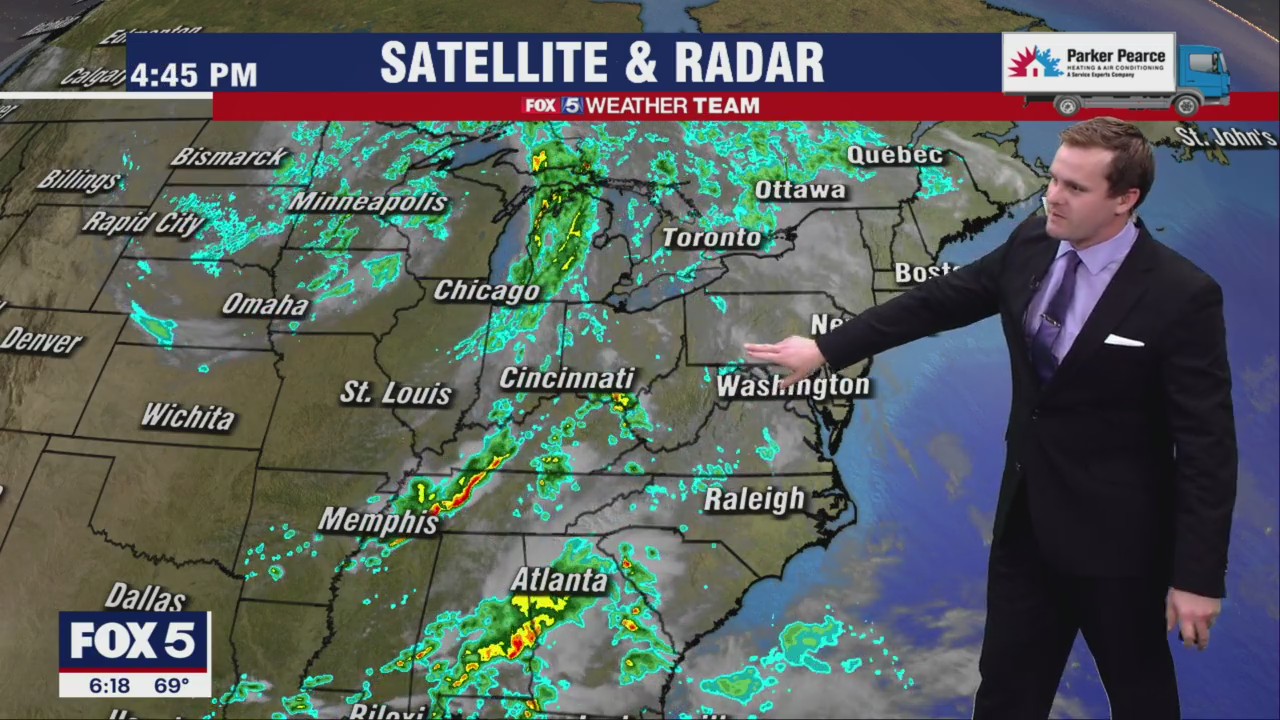 FOX 5 Weather forecast for Wednesday, October 12