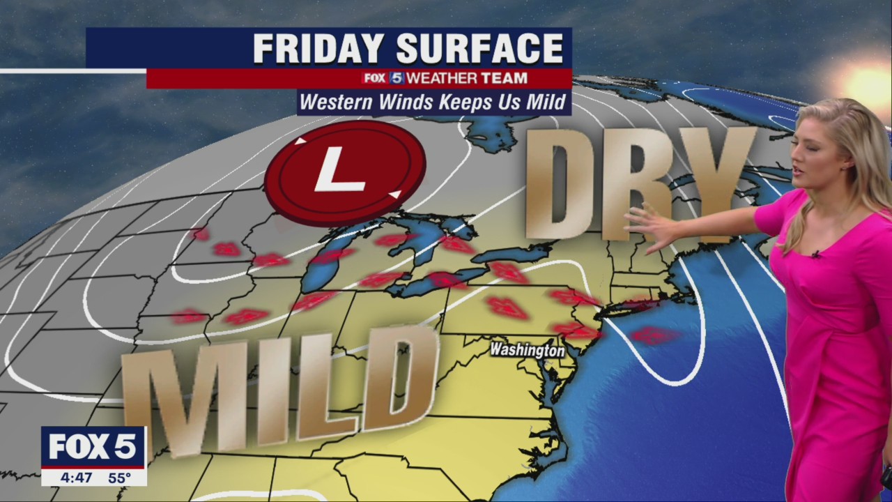 FOX 5 Weather forecast for Friday, October 14