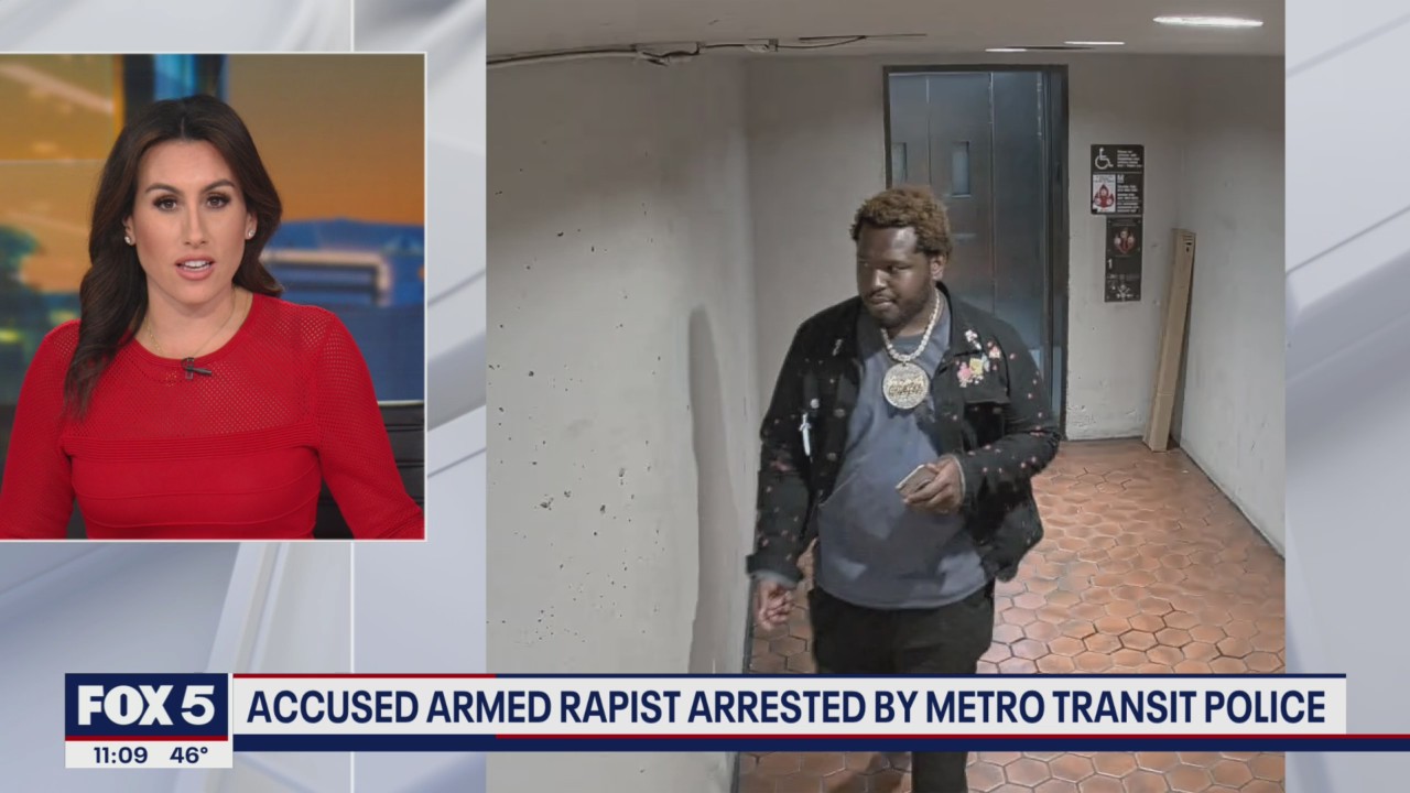 Accused armed rapist arrested by Metro Transit Police | FOX 5 DC