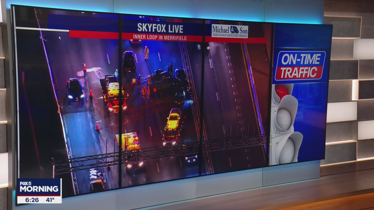 Multiple vehicle crash causes major delays on I-495 in Merrifield | FOX ...