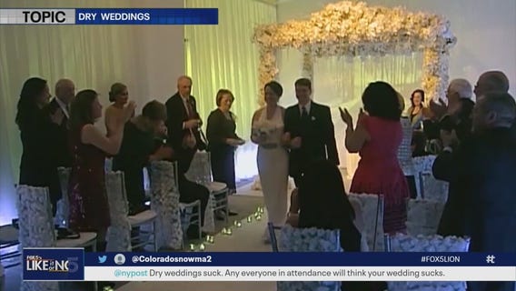 Dry weddings - Like It Or Not?