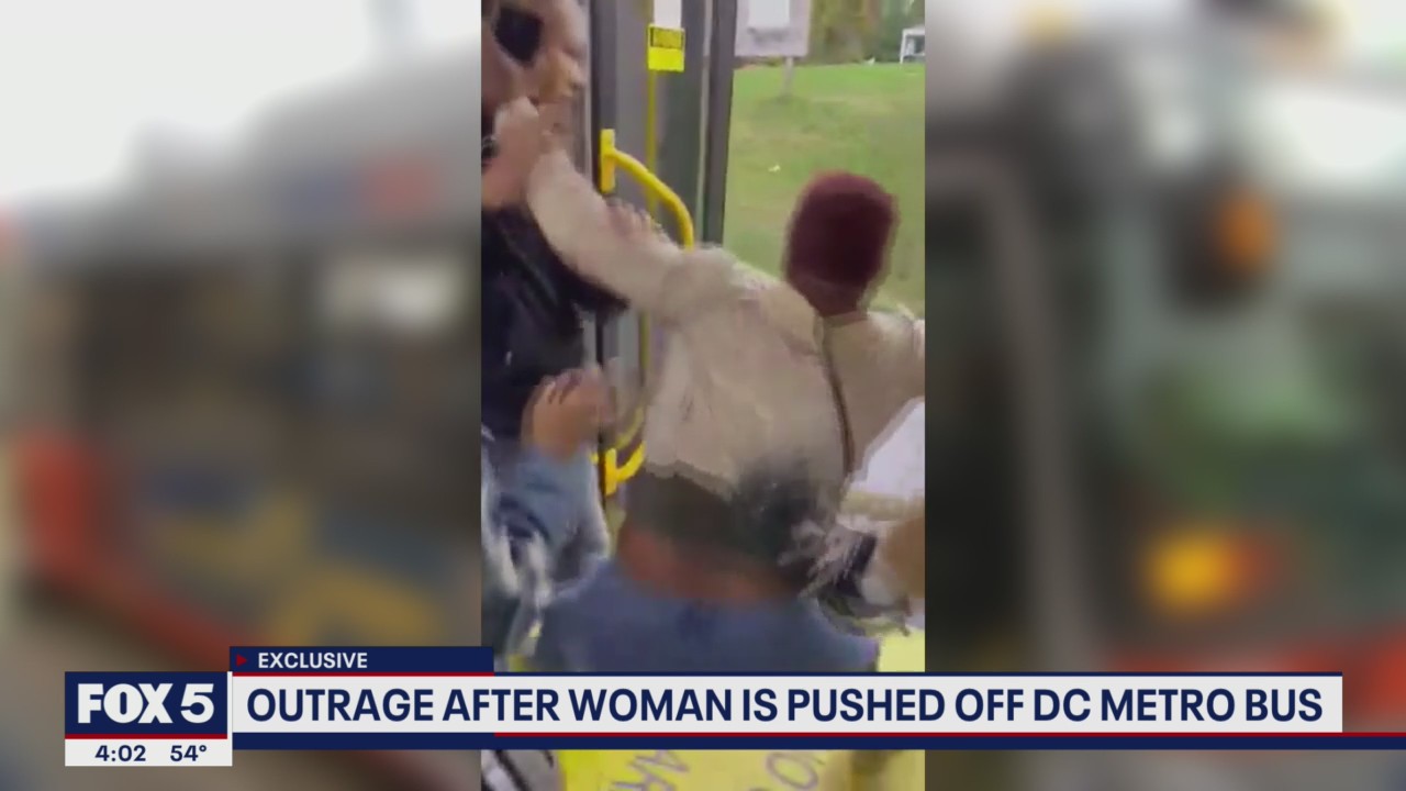EXCLUSIVE: Woman pushed off DC Metro bus | FOX 5 DC