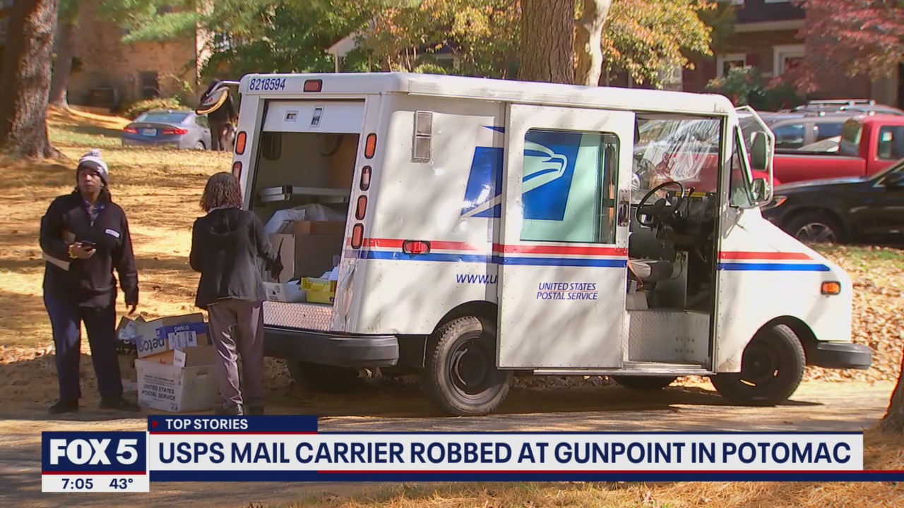USPS letter carrier robbed at gunpoint in Potomac | FOX 5 DC