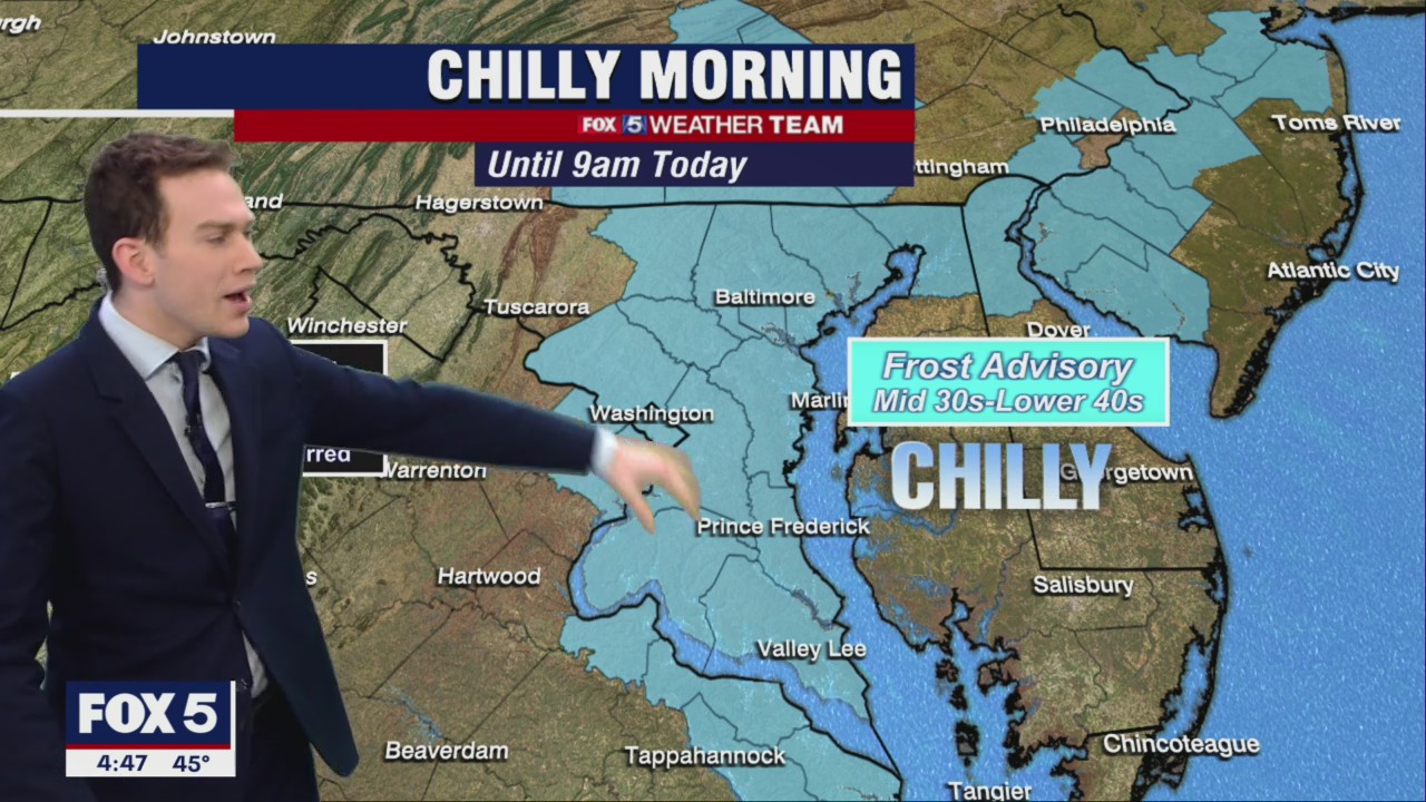 FOX 5 Weather forecast for Friday, October 21