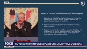 Murphy issues executive order limiting capacity of public transit to 50 percent in NJ
