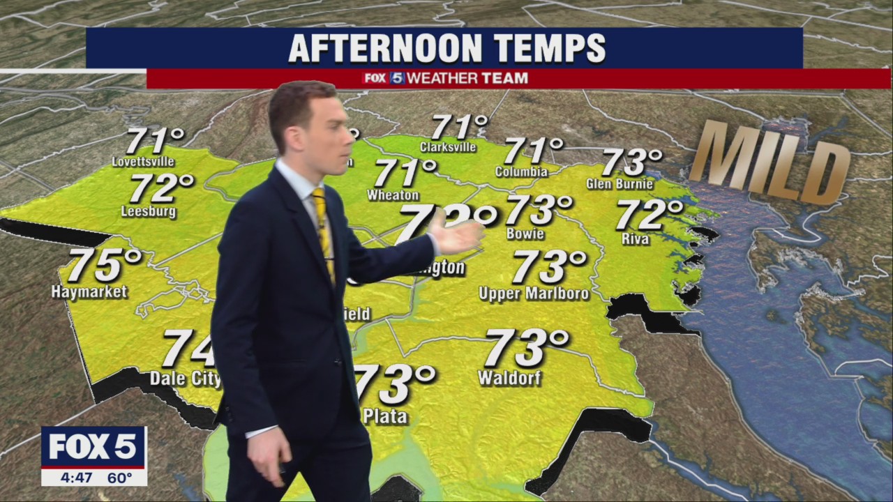 FOX 5 Weather forecast for Tuesday, November 1 | FOX 5 DC