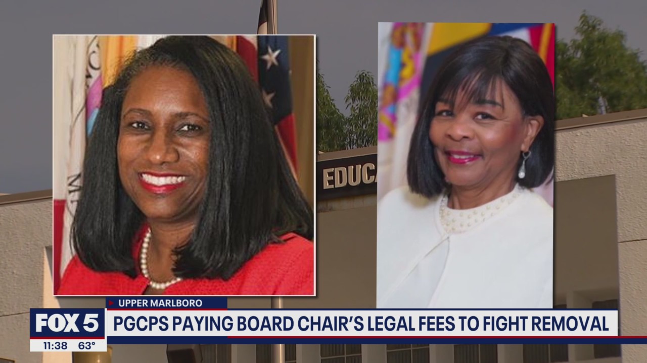 PGCPS paying board chair's legal fees to fight removal | FOX 5 DC