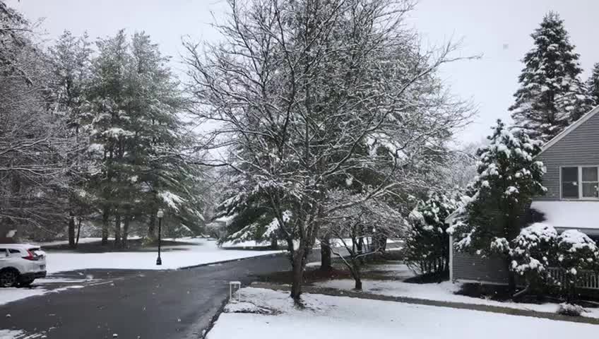 Heavy snow in upstate New York region