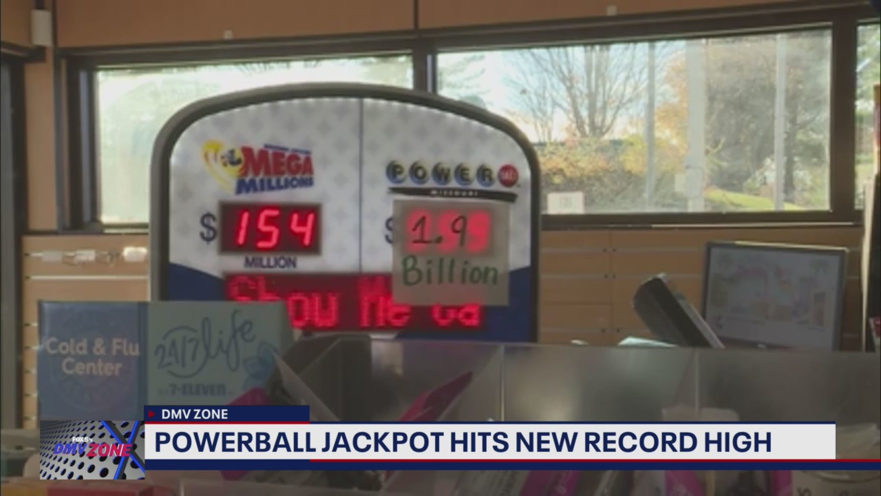 Powerball jackpot hits new record high of nearly $2 billion