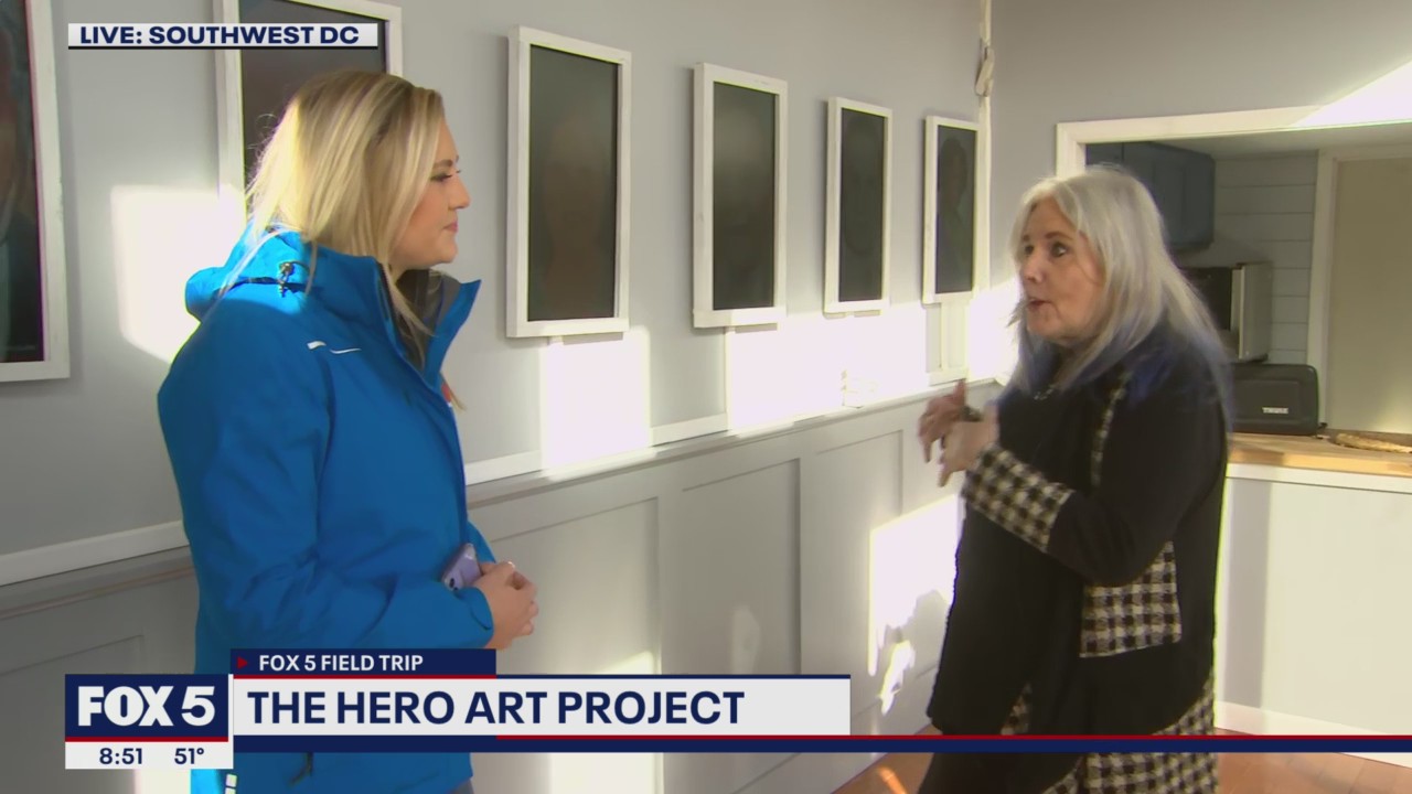 FOX 5 Field Trip: Hero Art Project | FOX 5 DC