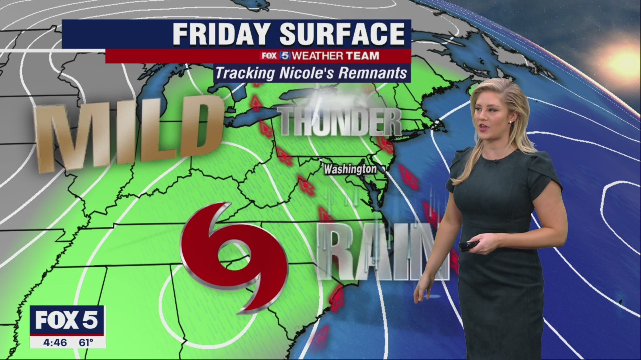 FOX 5 Weather forecast for Friday, November 11, 2022