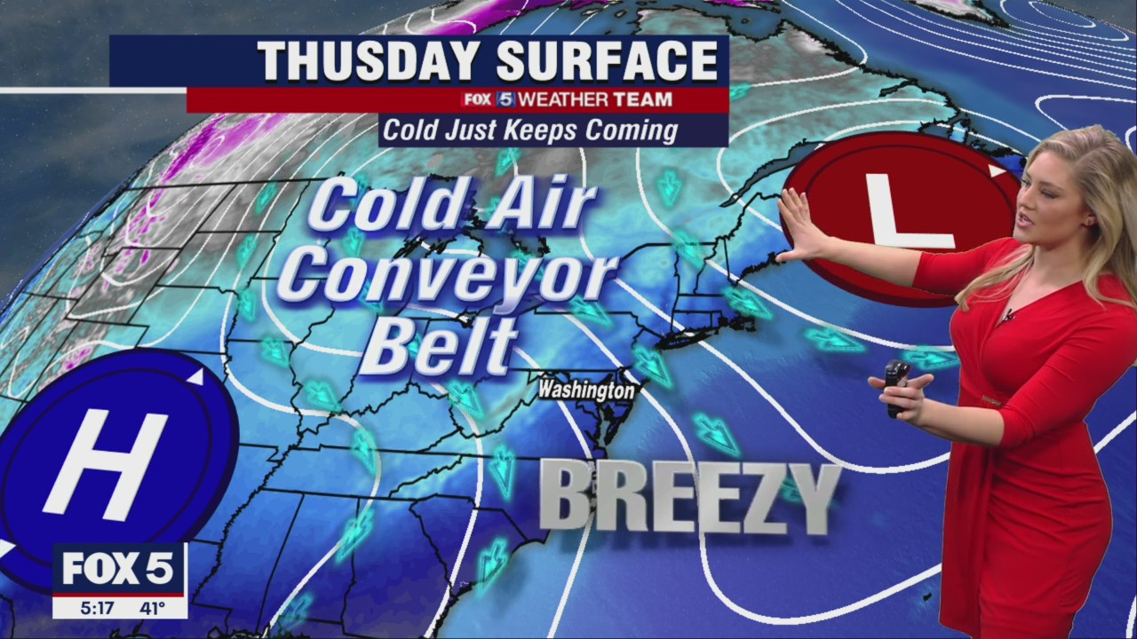 FOX 5 Weather forecast for Thursday, November 17