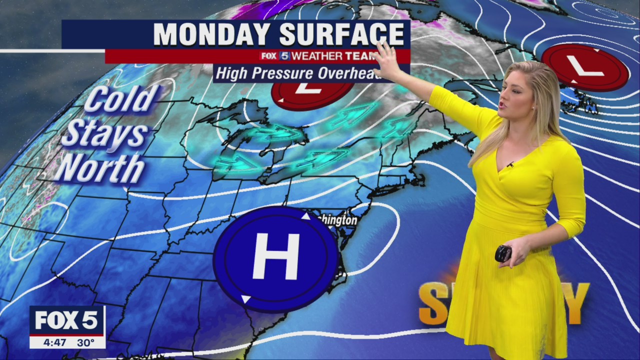 FOX 5 Weather forecast for Monday, November 21