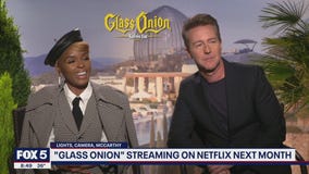 Janelle Monae, Edward Norton talk 'Glass Onion: A Knives Out Mystery'