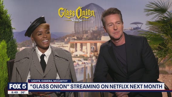 Janelle Monae, Edward Norton talk 'Glass Onion: A Knives Out Mystery'