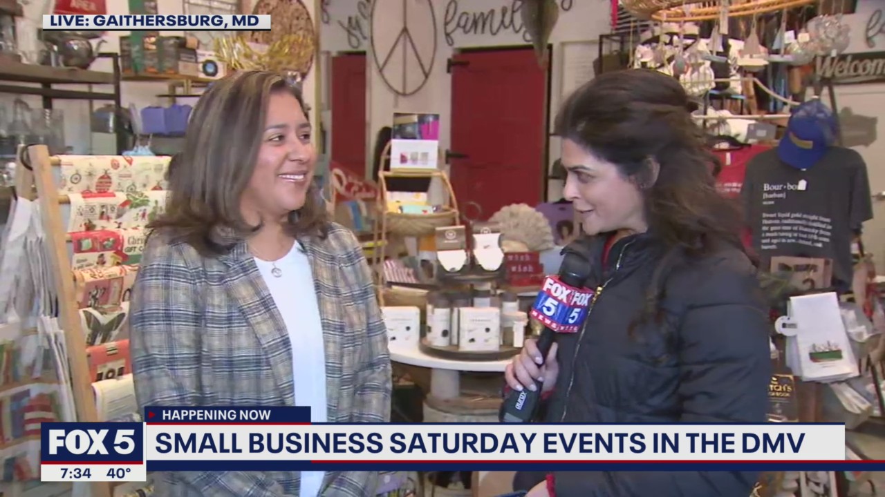 Small Business Saturday kicks off across the DMV | FOX 5 DC