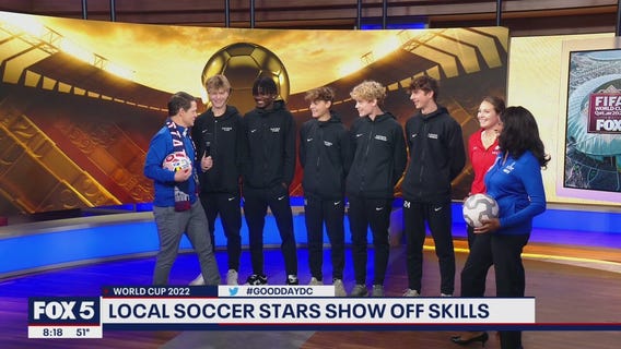 Montgomery Blair High's soccer team visits Good Day DC