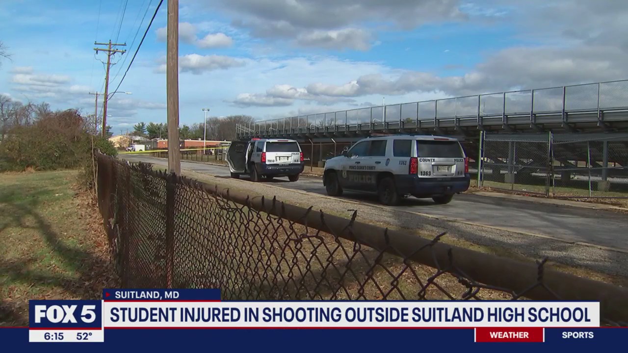 Student injured in shooting outside Suitland High School | FOX 5 DC