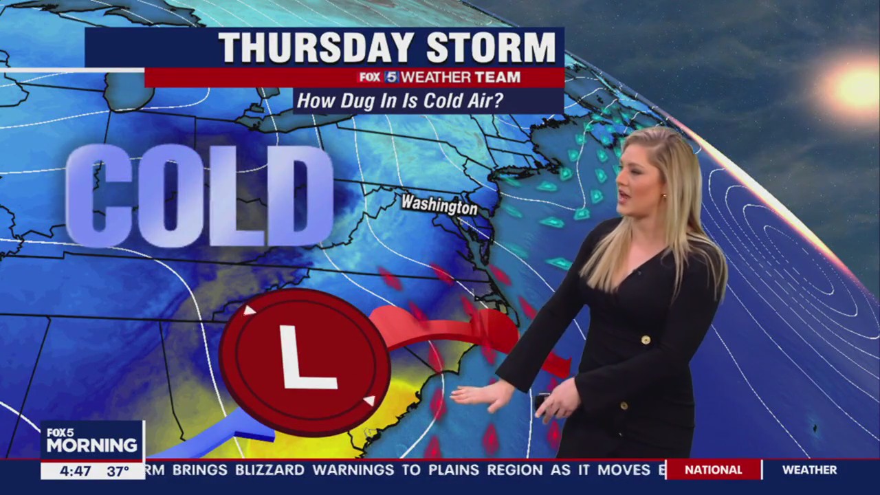 FOX 5 Weather forecast for Tuesday, December 13