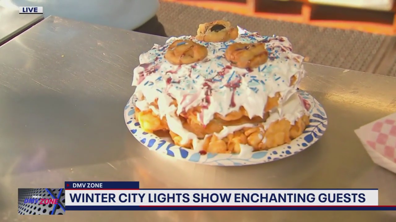 Sampling the "Blizzard" at the Winter City Lights Show