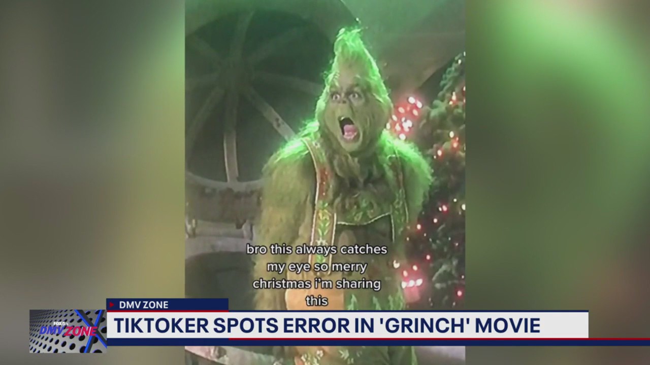 TikToker spots error in "Grinch" movie