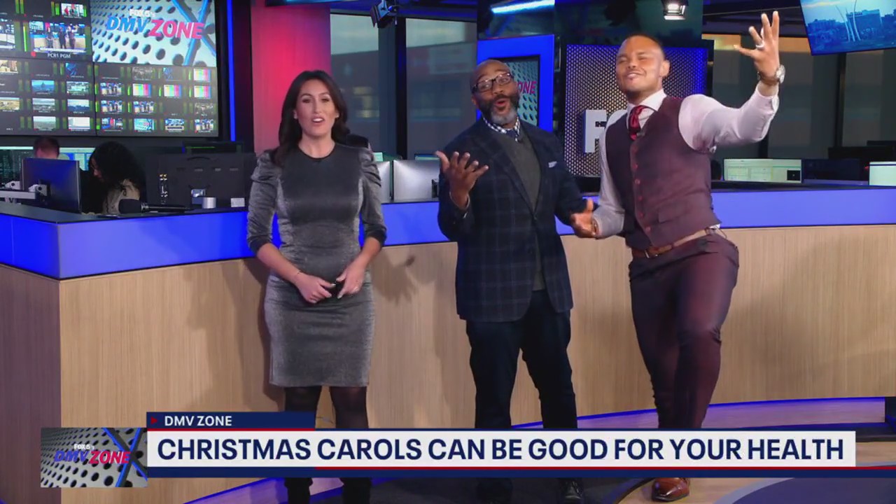 Singing Christmas carols in the name of good health