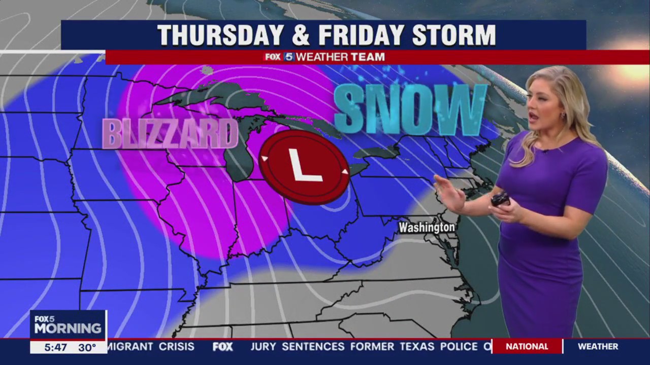 FOX 5 Weather forecast for Wednesday, December 21