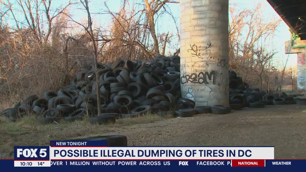 Possible illegal dumping of tires in DC | FOX 5 DC