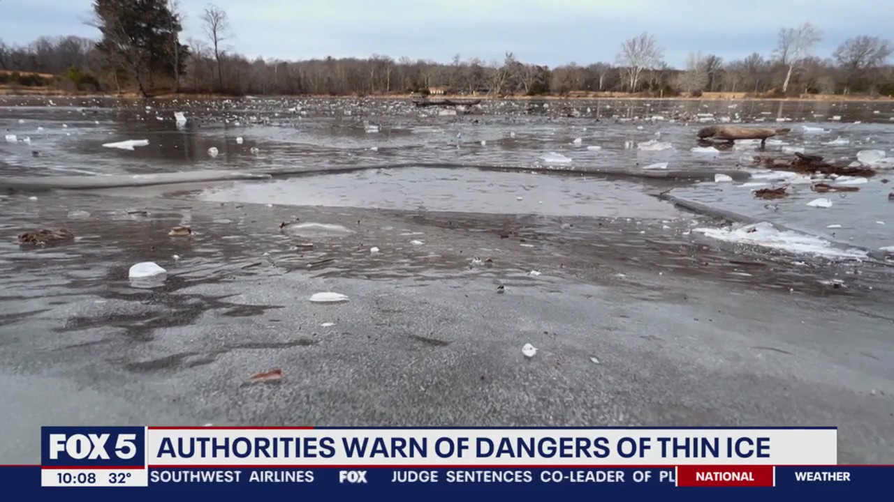 Authorities warn of dangers of thin ice | FOX 5 DC