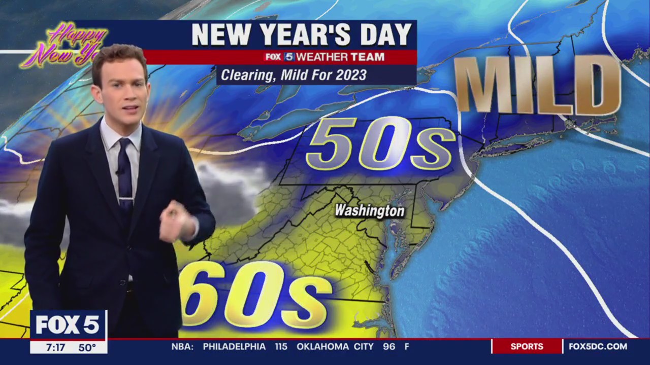 FOX 5 Weather forecast for Sunday, January 1, 2023