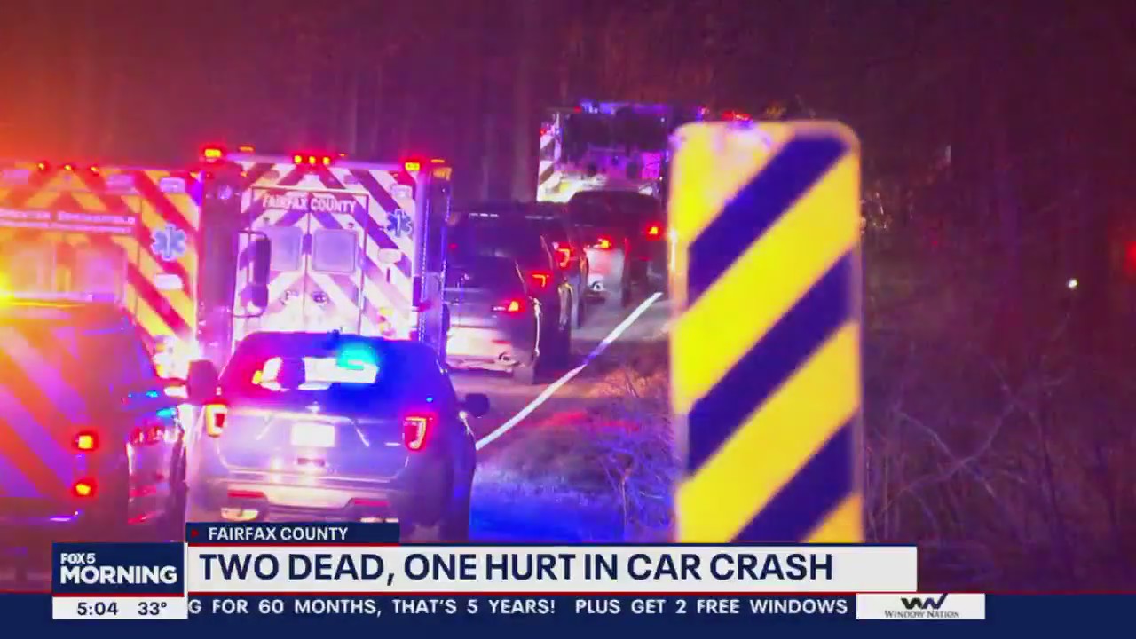 2 dead, 1 hurt in Fairfax County car crash | FOX 5 DC