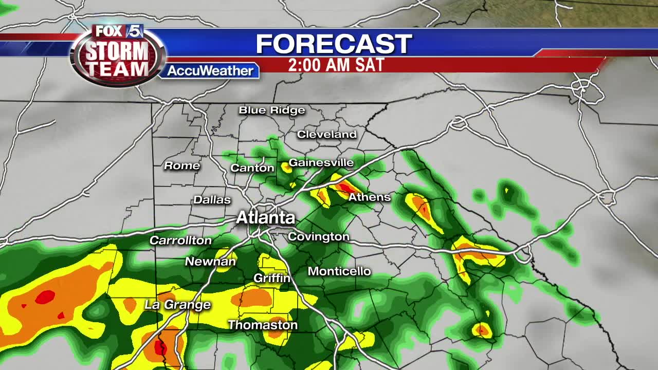 Rain track | FOX 5 Atlanta