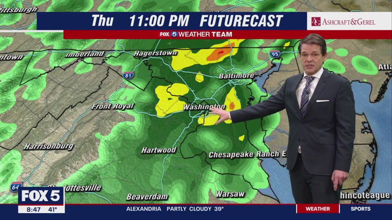 FOX 5 Weather forecast for Thursday, January 12