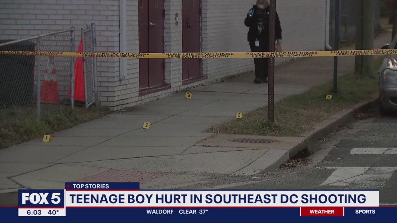 Teen hurt in southeast DC shooting | FOX 5 DC