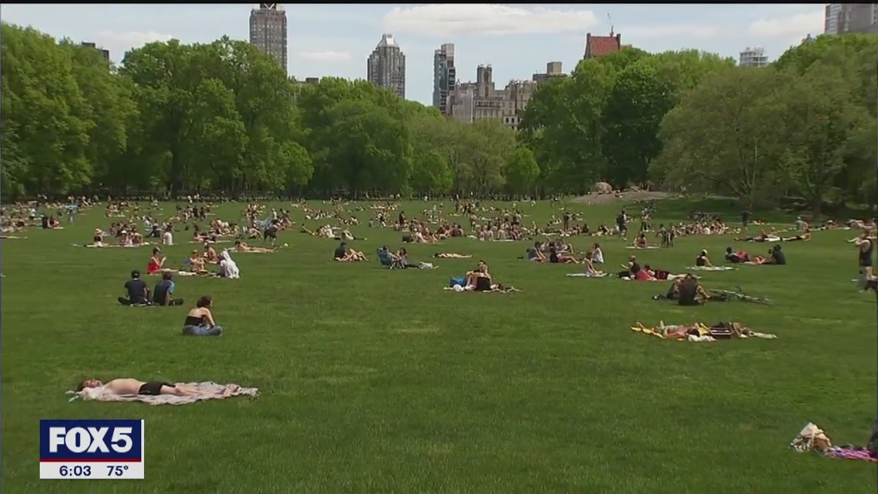 NYPD temporarily closes Sheep Meadow in Central Park